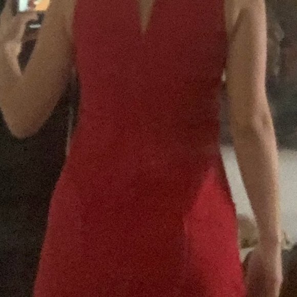 State of Georgia by Georgia Hall DEEP RED TUNIC Dress - Picture 3 of 7